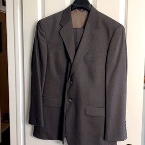 Brand new mens charcoal suit